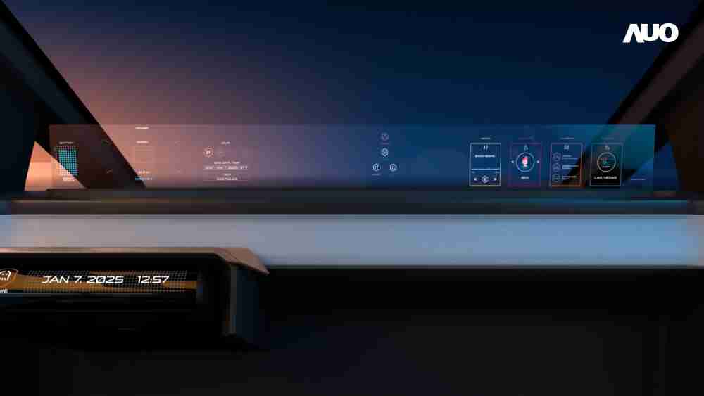 MG电玩无界透明显示接口(Horizon Image Glass)透过车运算方案整合仪表板、、中控台及副驾显示器，，一体式全景呈现，，，，提供乘用者清晰的前方视野、、、行车必要信息与娱乐功能